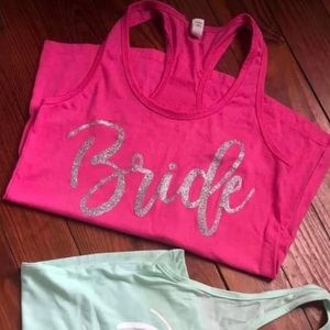 Bride razor back shirt - size small